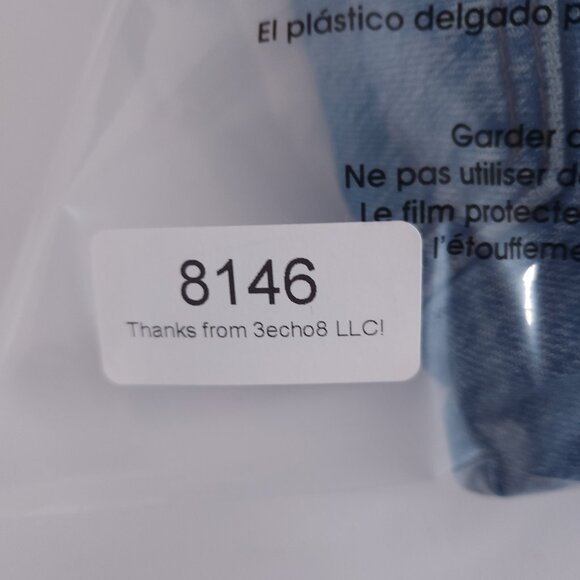 Reformation Cynthia High Rise Straight Jeans Womens 24 Blue Denim Button Fly - Picture 15 of 16